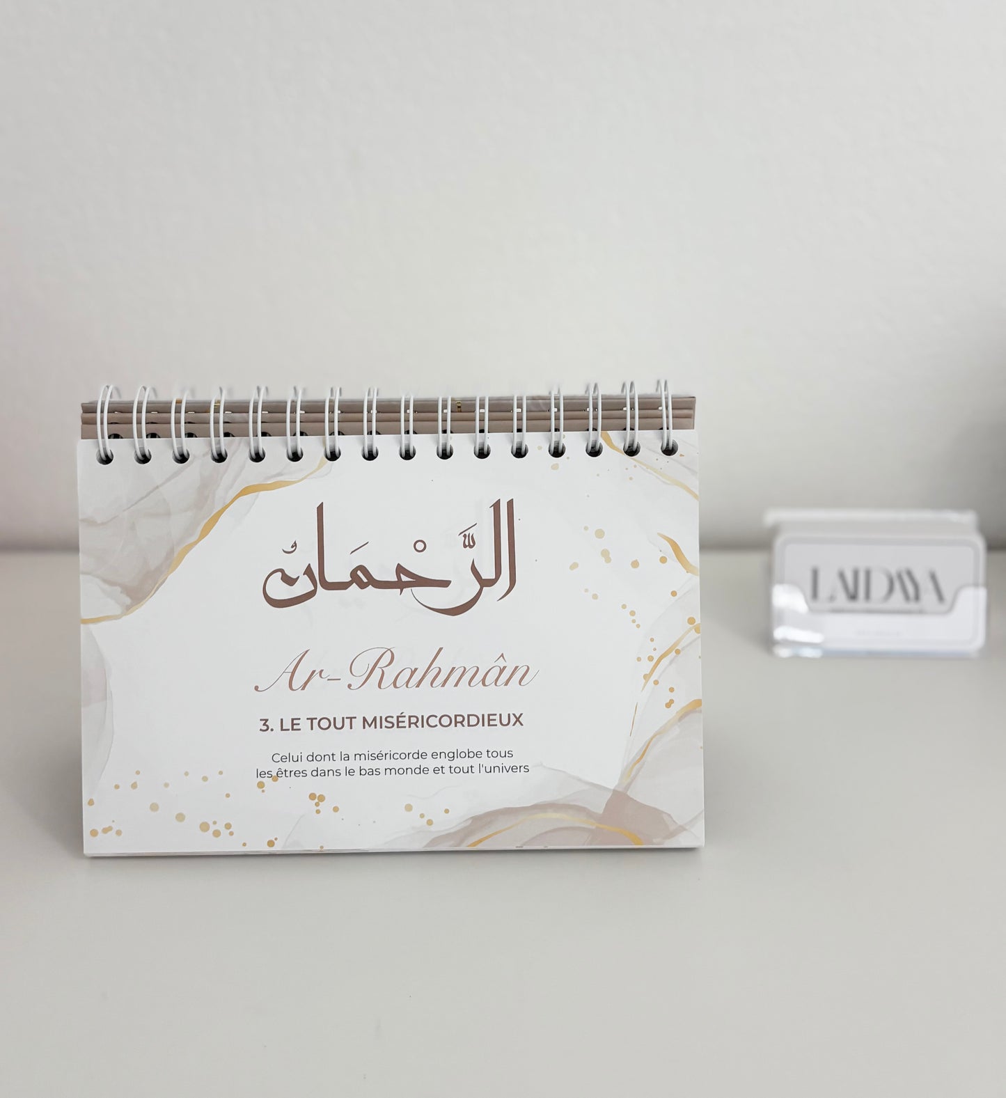 Calendrier chevalet - 99 noms d’ Allah