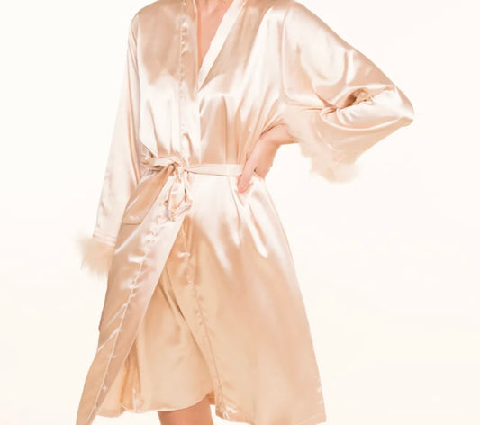 Peignoir + Nuisette, nude