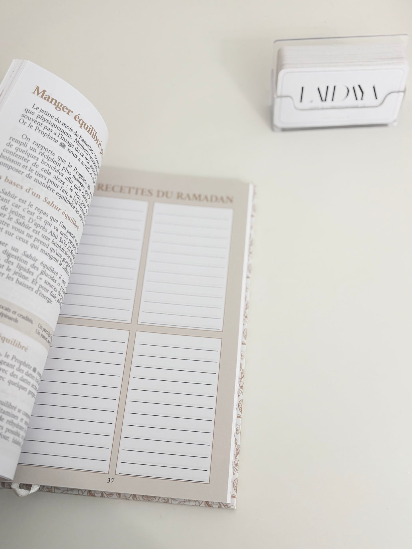Planner ramadan - Beige