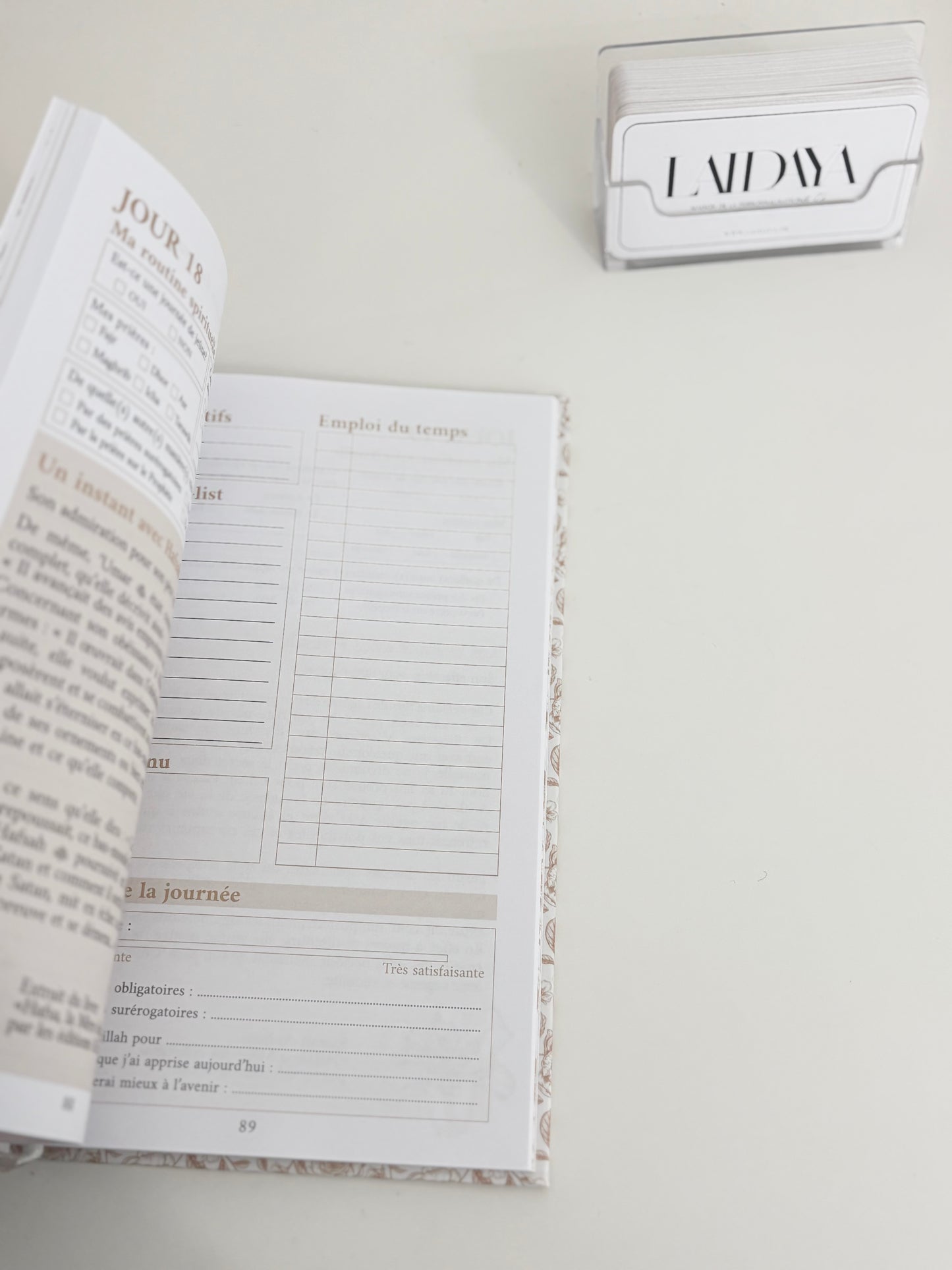 Planner ramadan - Beige