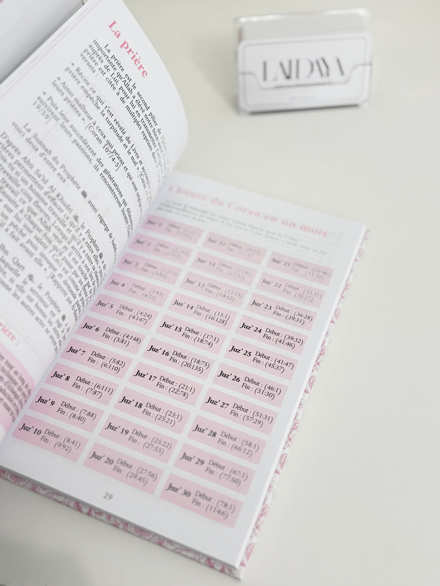Planner Ramadan - Rose
