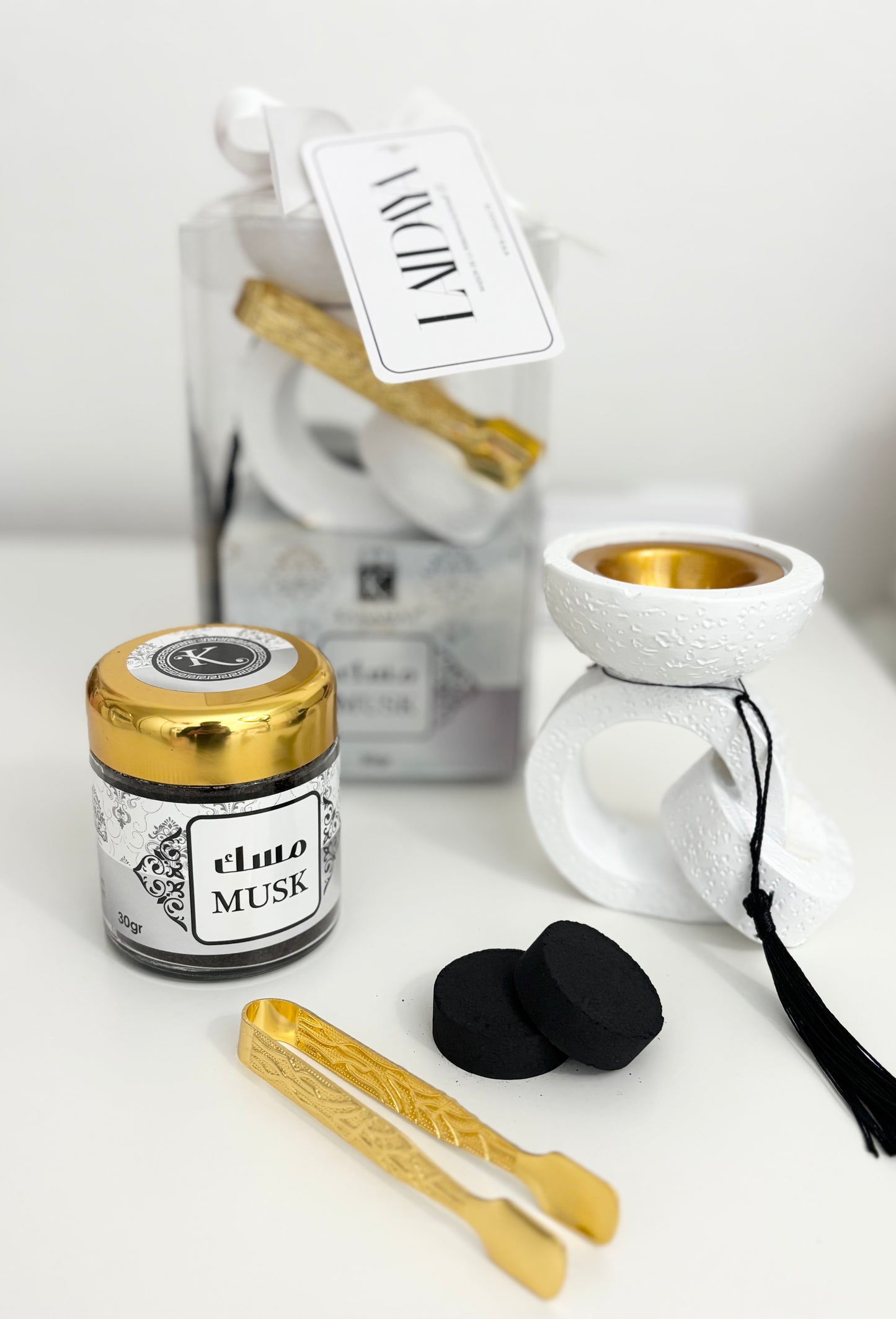 Coffret Bakhour - Musc blanc