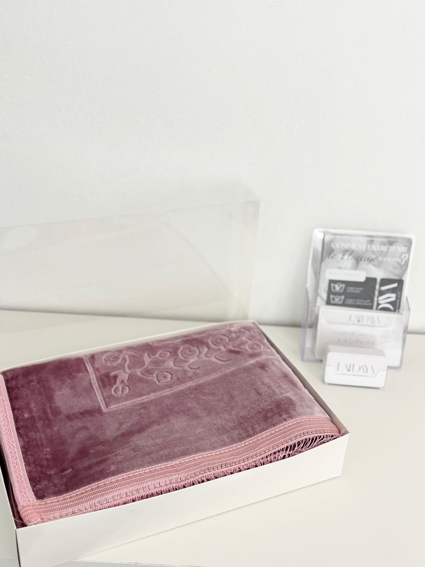 Box tapis salât - Rose