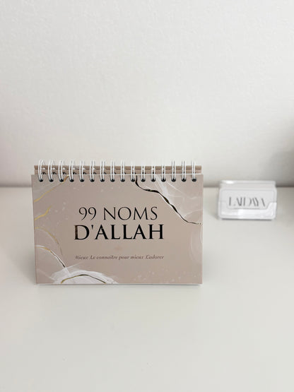 Calendrier chevalet - 99 noms d’ Allah