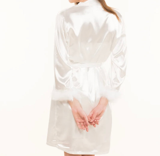 Peignoir + Nuisette, blanc