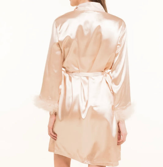 Peignoir + Nuisette, nude