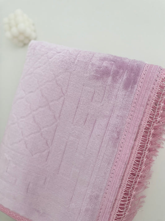 Tapis de prière rose